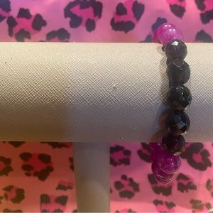 Purple and Black Bracelet